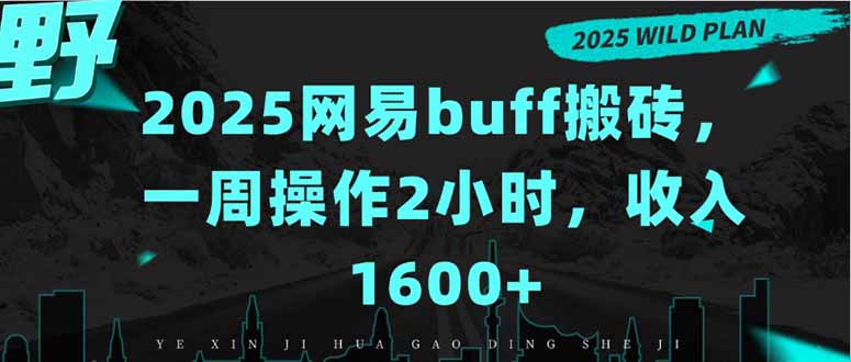 2025网易buff搬砖，一周操作2小时，收入1600+-chywc