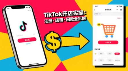 TikTok从开店到投流的进阶课，从基础实操到高阶技巧一网打尽-chywc