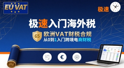 极速入门海外税，欧洲VAT财税合规，从0到1入门跨境电商财税-chywc