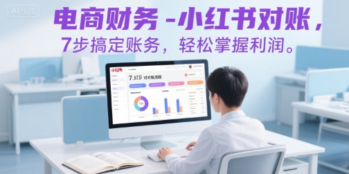 电商财务-小红书对账，7步搞定账务，轻松掌握利润-chywc