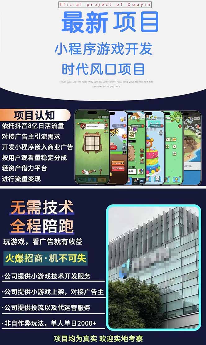 图片[1]-2025最热抖音项目 Ai时代风口项目小程序游戏开发 实测单个游戏日收入1800+-chywc
