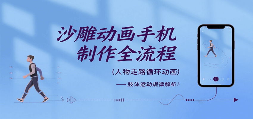 沙雕动画手机制作全流程，关键帧动画、走路、表情变换、场景反向移动、车内人物添加等-chywc