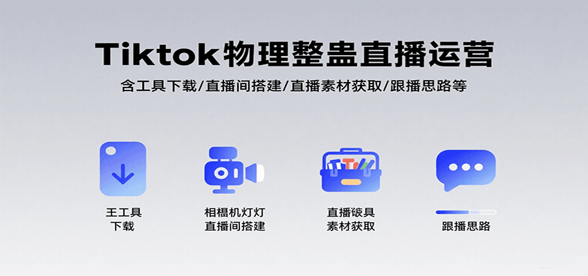 Tiktok物理整蛊直播运营，包含工具下载/直播间搭建/直播素材获取/跟播思路等-chywc