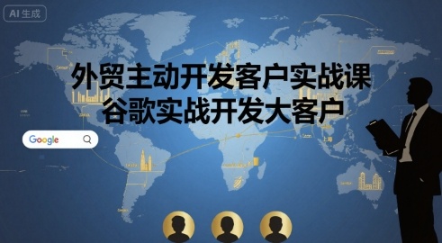 外贸主动开发客户实战课，谷歌实战开发大客户-chywc