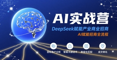 AI实战营：DeepSeek赋能产业商业招商，AI赋能招商全流程-chywc