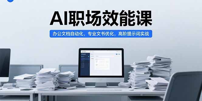 AI职场效能课，办公文档自动化，专业文书优化，高阶提示词实战-chywc