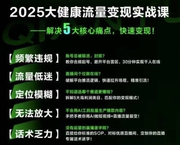 大健康流量全域新增长8.0，三月底线下课视频，大健康万亿蓝海，从类目突围到模式迭代-chywc