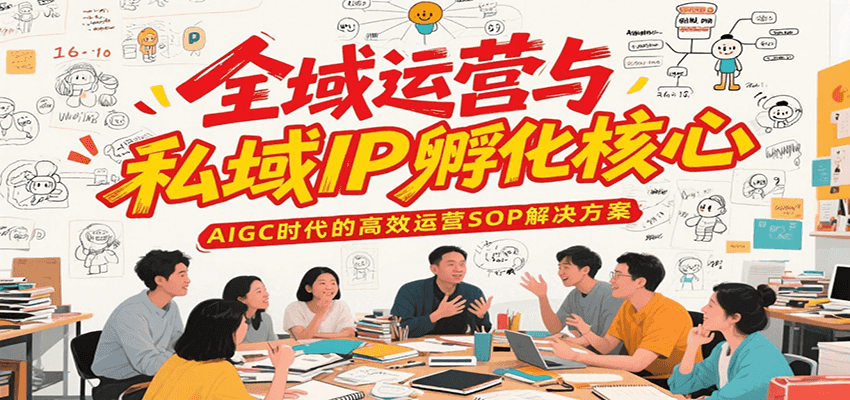 全域运营与私域IP孵化核心，AIGC时代的高效运营SOP解决方案-chywc