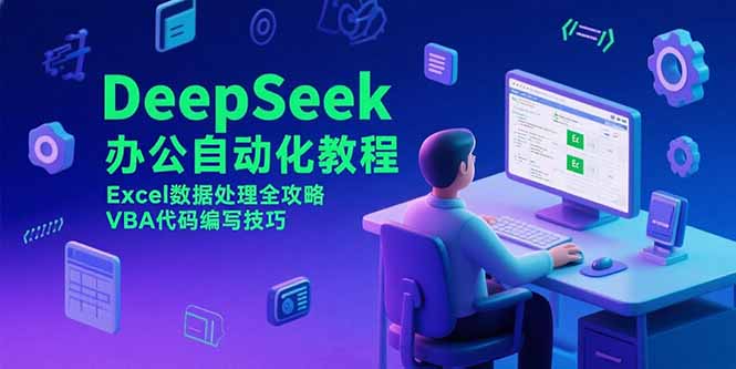 DeepSeek办公自动化教程，Excel数据处理全攻略，VBA代码编写技巧-chywc