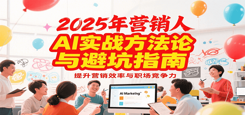 2025年营销实战方法论与避坑指南，利用AI提升营销效率与职场竞争力-chywc