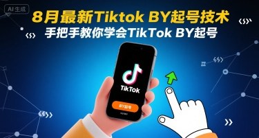 8月最新Tiktok搬运起号技术，手把手教你学会TikTok搬运起号-chywc