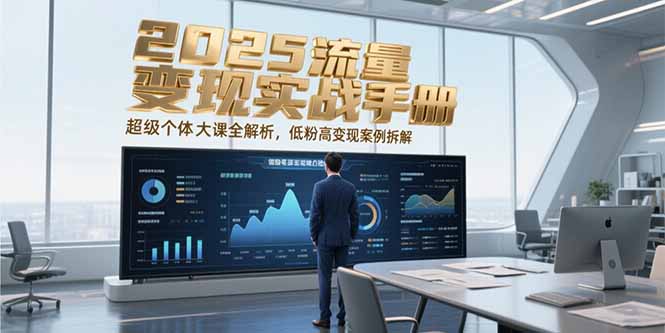 2025流量变现实战手册，超级个体大课全解析，低粉高变现案例拆解-chywc