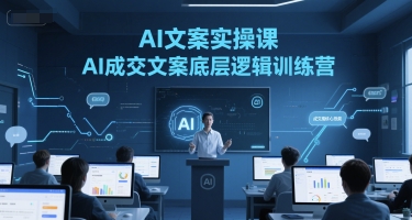 AI文案实操课，AI成交文案底层逻辑训练营-chywc