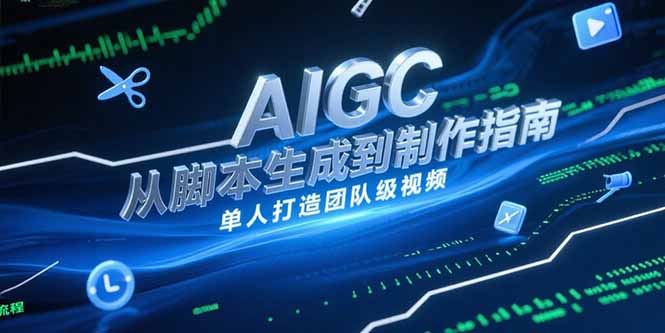 AIGC视频制作指南，从脚本生成到剪辑全流程，单人打造团队级视频-chywc