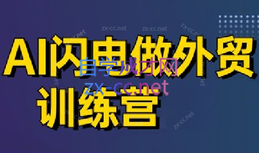 大卫·AI闪电做外贸训练营(更新6月)-chywc