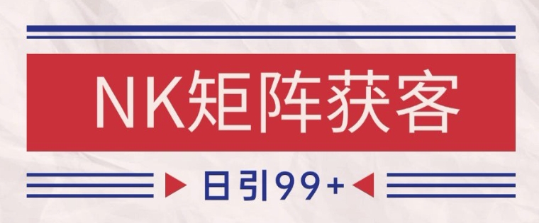 小红书某音NK赛道引流获客 自热矩阵日引200+【揭秘】-chywc