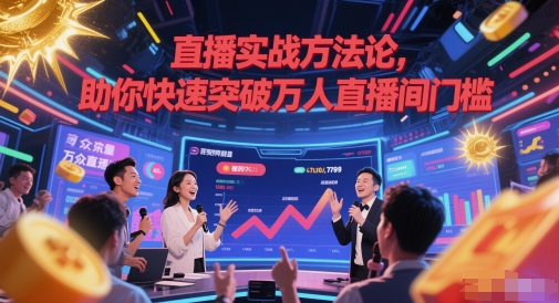 直播实战方法论，助你快速突破万人直播间门槛-chywc