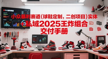 小众暴利赛道(球鞋定制，二创项目)实体+私域2025王炸组合  交付手册-chywc