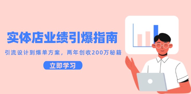 实体店业绩引爆指南，引流设计到爆单方案，两年创收200万秘籍-chywc