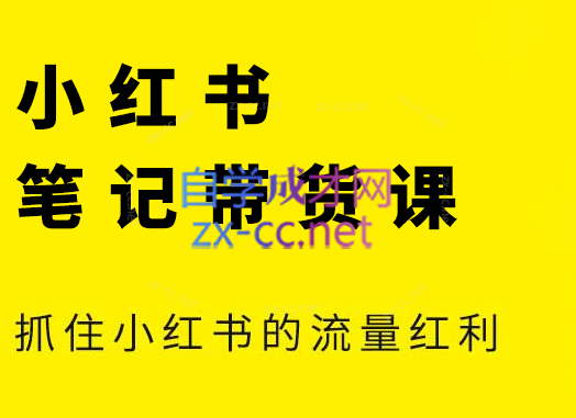 张宾·小红书笔记带货课(更新5月)-chywc