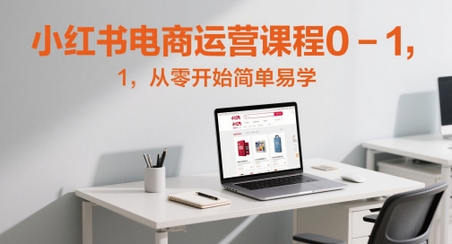 小红书电商运营课程0-1，从零开始简单易学-chywc