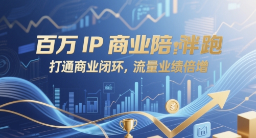 百万IP商业陪跑，打通商业闭环，流量业绩倍增-chywc