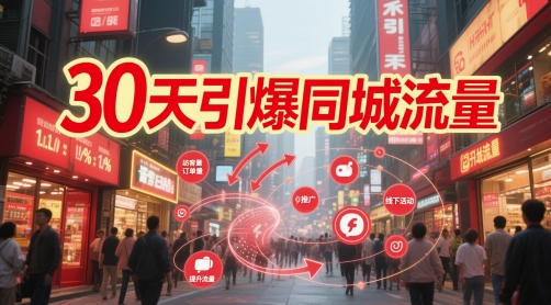 30天引爆同城流量：团购篇 认知篇 流量篇 来客篇 达人篇 老板人设IP篇 投流篇-chywc