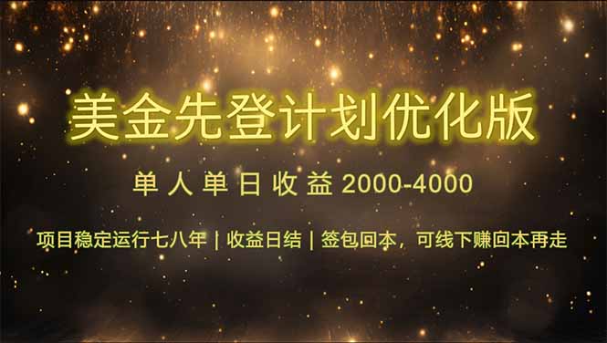 连续7-8年创单日收益冠军项目，日收益$600-1200-chywc