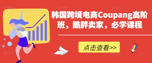 韩国跨境电商Coupang高阶班，酷胖卖家，必学课程-chywc