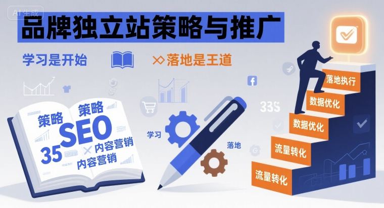 品牌独立站策略与推广，学习是开始，落地是王道-chywc