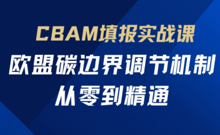 欧盟CBAM填报实战从零到精通-chywc
