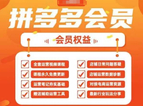 2025拼多多运营实战课，40节全流程教学，覆盖拼多多运营全链路-chywc