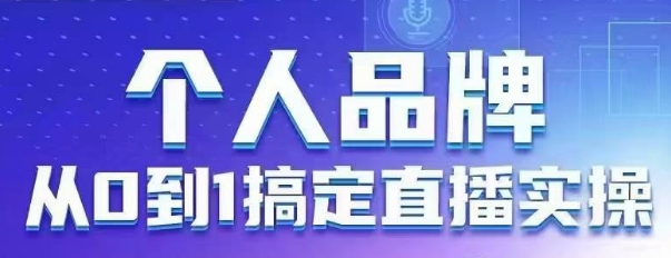个人品牌：从0到1搞定直播实操，用直播为你的个人品牌赋能，六大实操板块，放大个人影响力-chywc