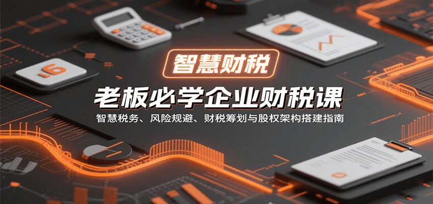 老板必学企业财税课：智慧税务、风险规避、财税筹划与股权架构搭建指南-chywc