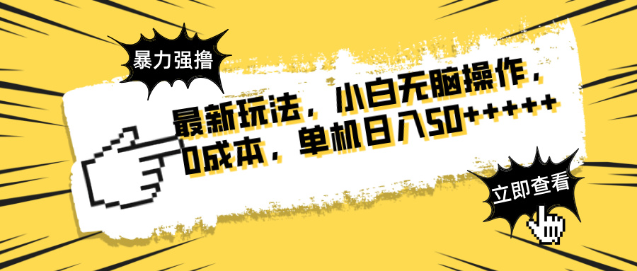 最新玩法 广告暴力强撸 傻瓜式操作 无需养鸡 矩阵式操作 可无限放大 单…-chywc