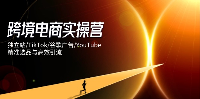 跨境电商实操营：独立站/TikTok/谷歌广告/YouTube，精准选品与高效引流-chywc