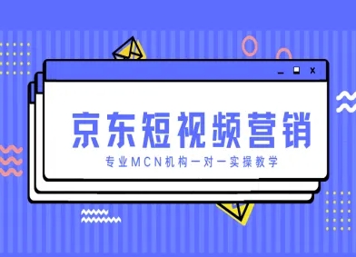 京东短视频营销项目，专业MCN机构一对一实操教学-chywc