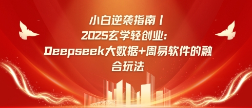 小白逆袭指南，2025玄学轻创业：Deepseek大数据+周易算法的融合玩法-chywc