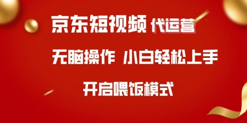 京东短视频代运营，全程喂饭，小白轻松上手【揭秘】-chywc