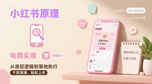 小红书原理以及详细实操流程，小红书电商教程-chywc