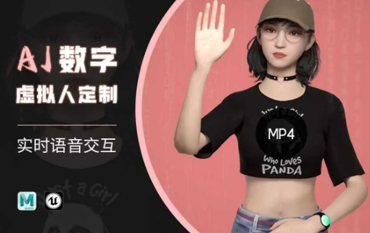 Ai数字人虚拟(智能体)实时语音交互特训营，​自行定制超写实角色AI数字人交互技术-chywc