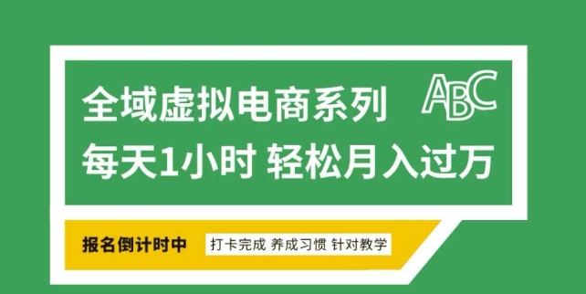 全域虚拟电商变现系列，通过平台出售虚拟电商产品从而获利-chywc
