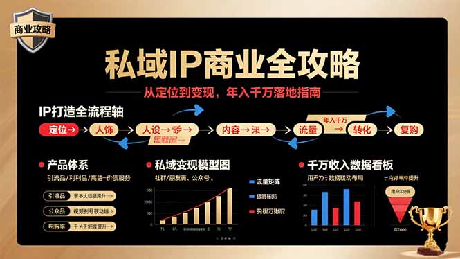 私域IP商业全攻略，从定位到变现，年入千万落地指南-chywc