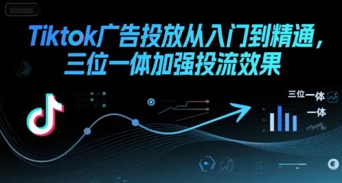 Tiktok广告投放从入门到精通，三位一体加强投流效果-chywc