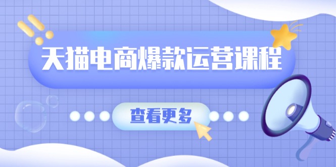 天猫电商爆款运营课程，爆款卖点提炼与流量实操，多套模型全面学习-chywc