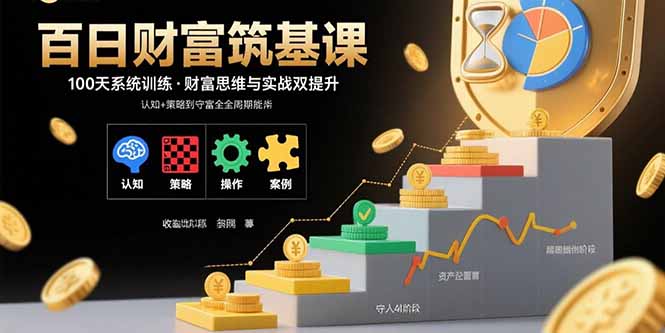 百日财富筑基课：认知+策略+实操+案例拆解  实现从创富到守富全周期能力-chywc