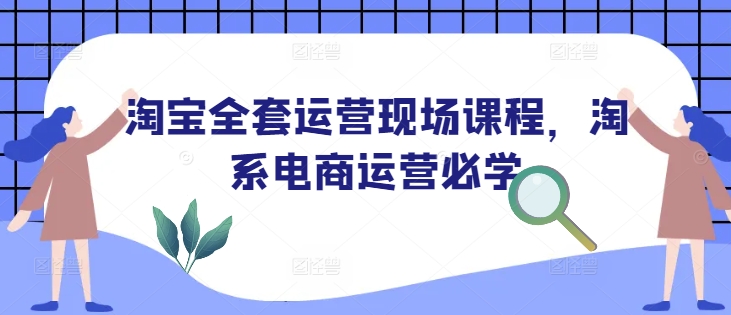 淘宝全套运营现场课程，淘系电商运营必学-chywc