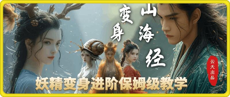 云天AI山海经变身视频教程，妖精变身进阶保姆级教学-chywc