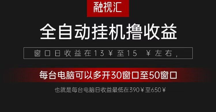 全自动观影看广告撸收益项目(日收益300+)-chywc