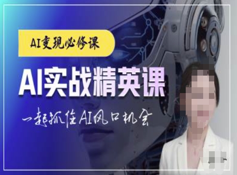 AI实战精英课，chatgptAI实战教程，一起抓住AI风口的机会-chywc